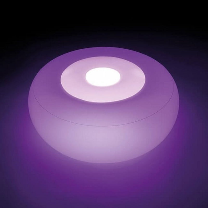 Intex opblaasbare LED poef 68697