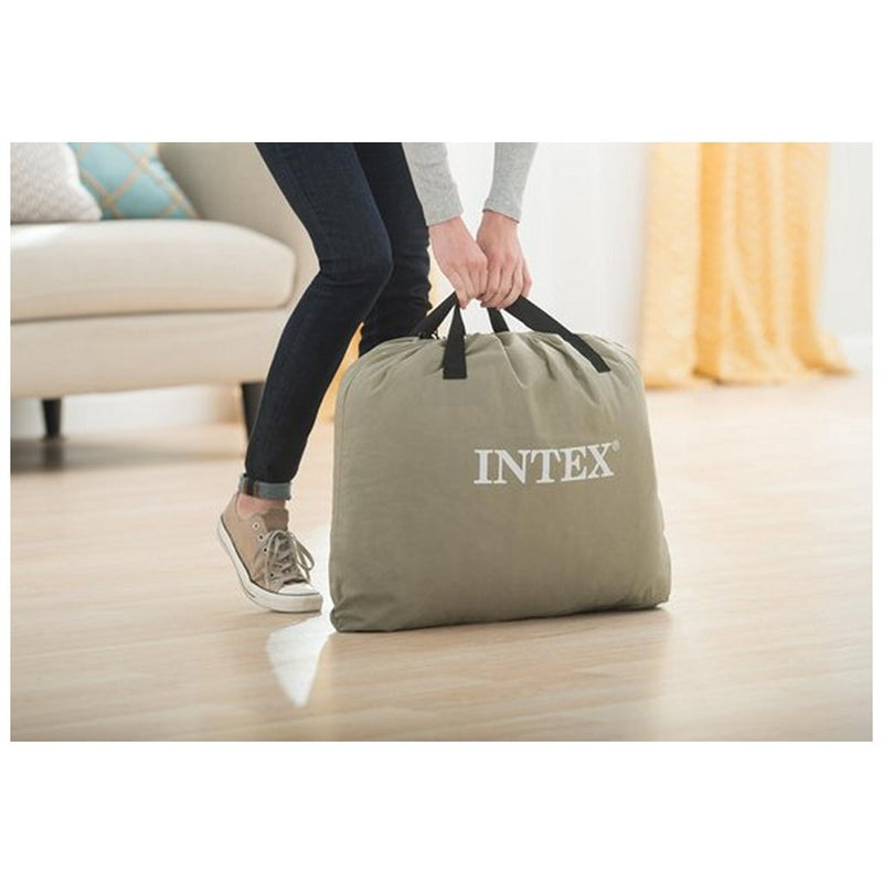 Intex DuraBeam 64414 Elevated Queen 2-Persoons Luchtbed met Ingebouwde Pomp 152x203x46cm