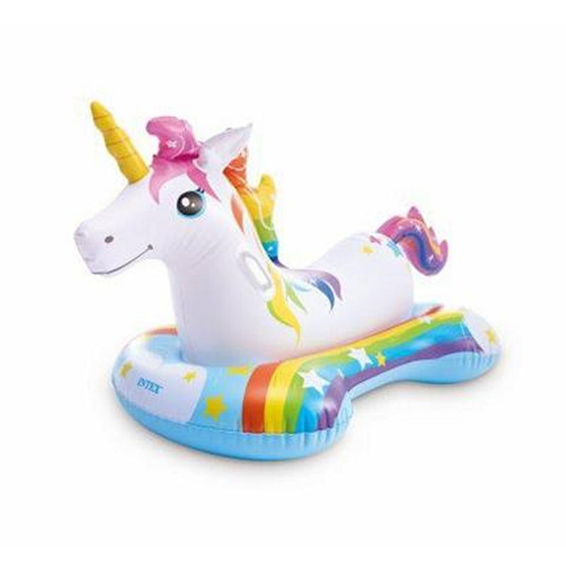 Intex Eenhoorn ride-on 163x86cm