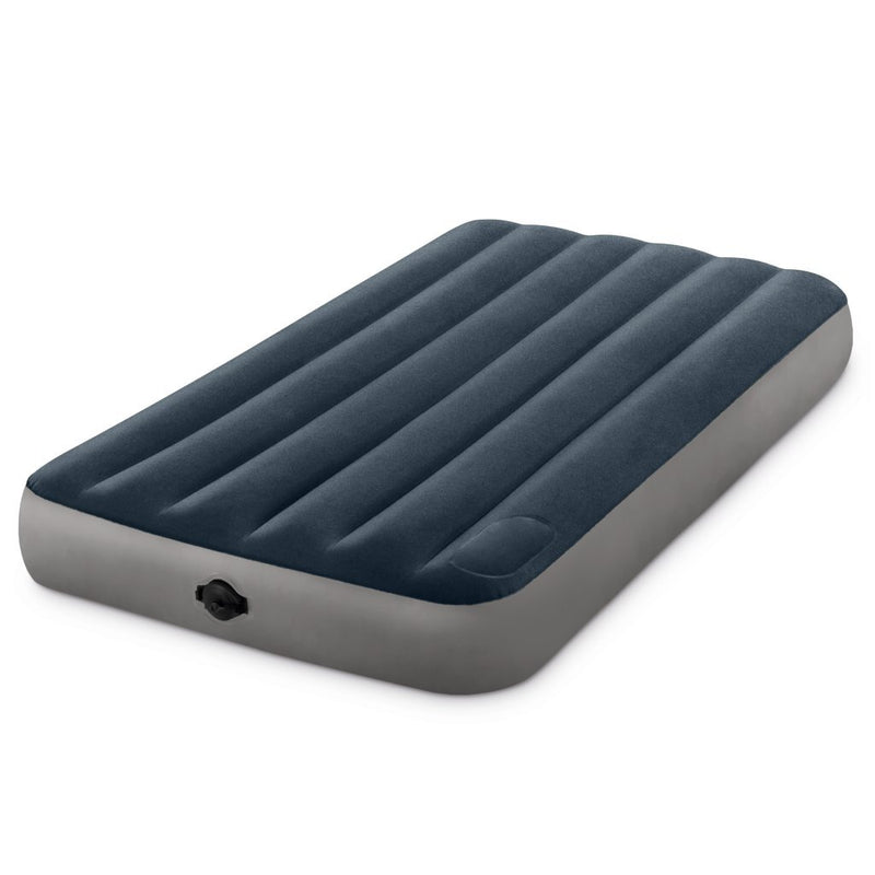 Intex 64781 Single-High Luchtbed 99x191x25 cm Blauw/Grijs