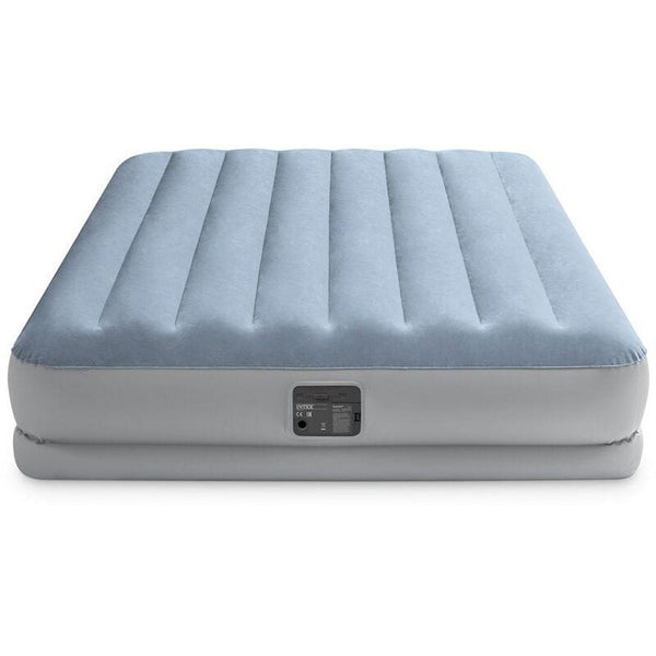 Intex 64168NP Mid-Rise Comfort Luchtbed 152x203x36 cm Blauw/Grijs