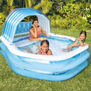 Intex 57186NP Wet Set Collection Swin Center Familiezwembad 229x191x135 cm Blauw/Wit