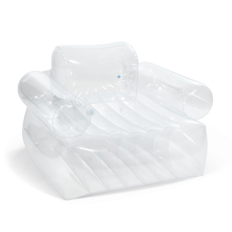 Intex opblaasbare fauteuil - transparant 66502NP