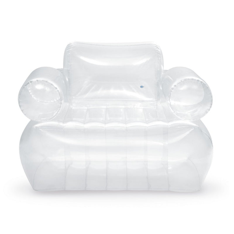 Intex opblaasbare fauteuil - transparant 66502NP