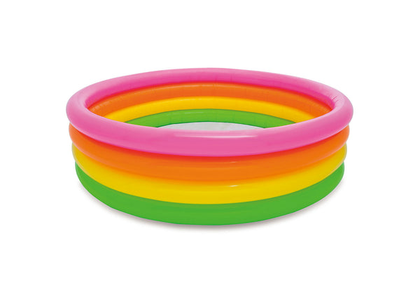 Intex 56441NP Wet Set Collection Sunset Glow Opblaaszwembad 168x46 cm Roze/Oranje/Geel/Groen