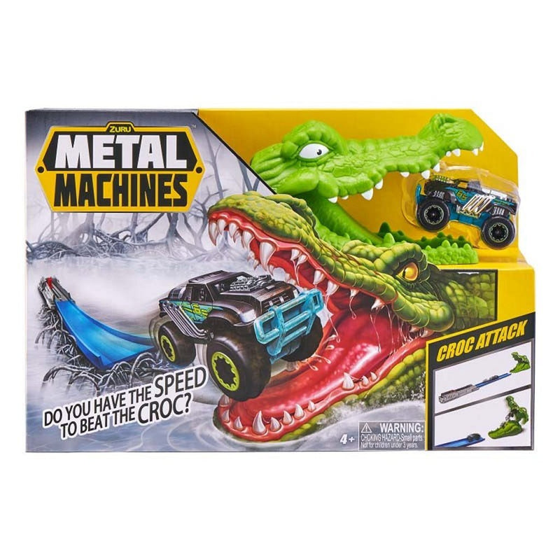 Zuru Metal Machines Krokodil-Aanval + Monstertruck