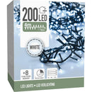 Micro Cluster 200 led - 4m - wit - Batterij - Lichtfuncties - Geheugen - Timer