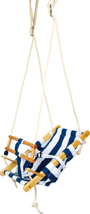 Small Foot - Houten Peuterschommel Marineblauw, 120cm
