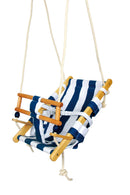 Small Foot - Houten Peuterschommel Marineblauw, 120cm