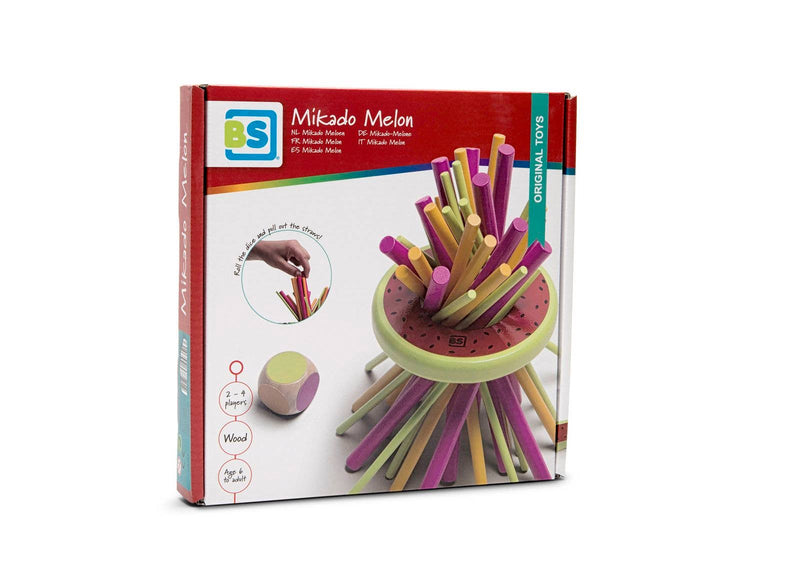 BS Toys Mikado Meloen Houten Spel, 31dlg.