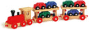 Small Foot - Houten Trein Transporter met Auto's, 11dlg.