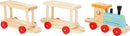 Small Foot - Houten Trein Transporter met Auto's, 11dlg.