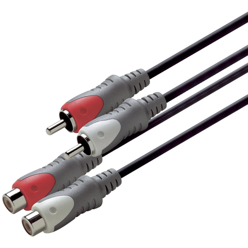 Scanpart Verlengkabel 2tulp(m)-(f) 10.0m