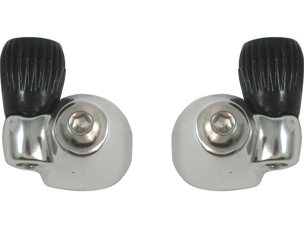 Down-tube kabelstopper Sunrace SP131 - links en rechts - zilver (1 set)