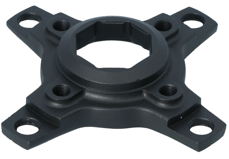 Crank spider Miranda voor Brose Boost motor 4-arm Bcd 58/104 mm  - aluminium zwart