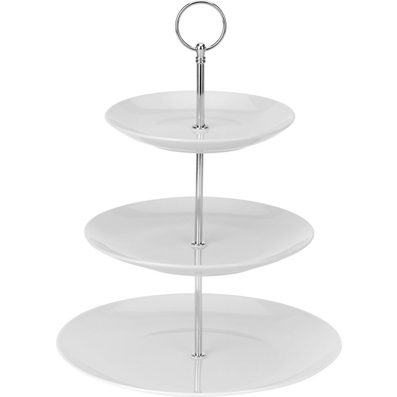 Exccellent Houseware Etagere Porselein 3laags 36cm Hoog