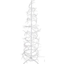 Kerstboom spiraal 150cm - 360 LED - wit