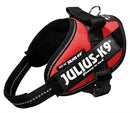 Julius K9 Power-harnas/tuig Voor Labels Rood MINI MINI/40-53CM