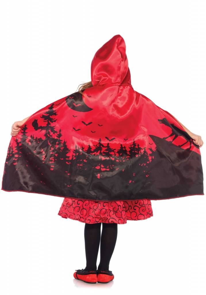 Storybook Riding Hood Meisjes Carnaval Kostuum - Maat XS (3 tot 4 jaar)