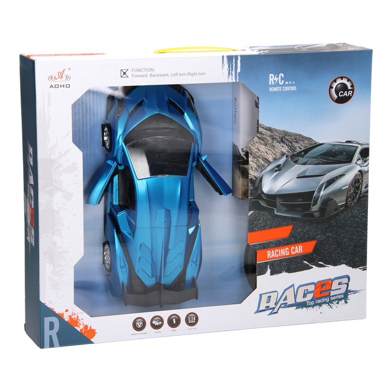 RC Bestuurbare Raceauto 1:14 - Blauw