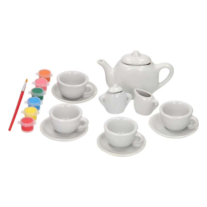Schilder je eigen Theeservies XL, 13dlg.