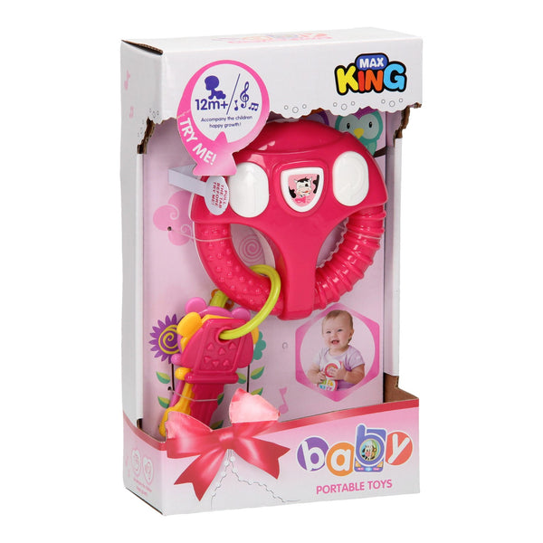 Speelstuur met Sleutels - Roze