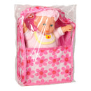 Babypop met Draagtas - Roze, 30cm