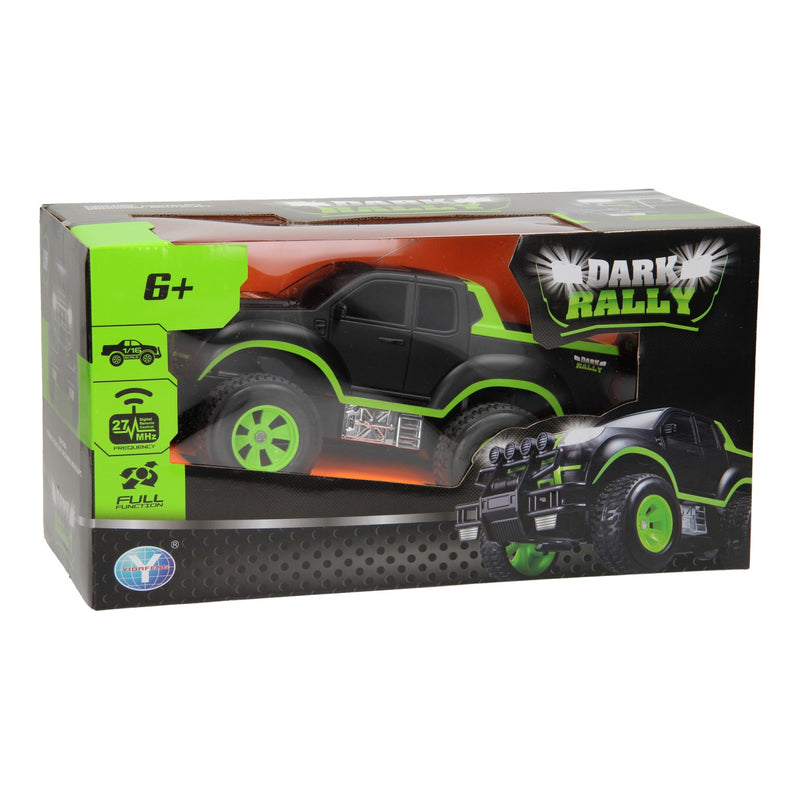 RC Bestuurbare Rallywagen Zwart 1:16