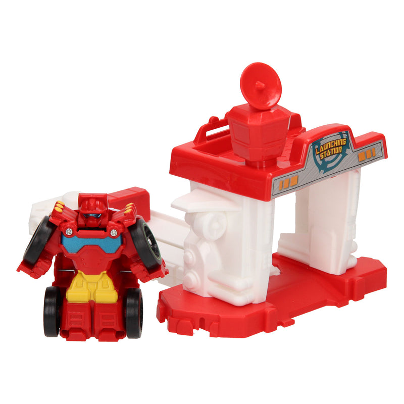 Max Robot Transformeerset Lanceerbaan - Rood