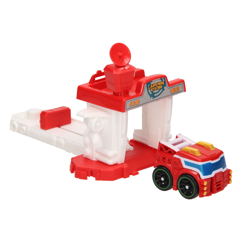 Max Robot Transformeerset Lanceerbaan - Rood