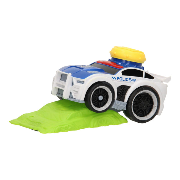 Crash Stunt Auto met Ramp