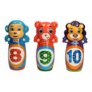 Foam Kegelspel Dieren, 10dlg.