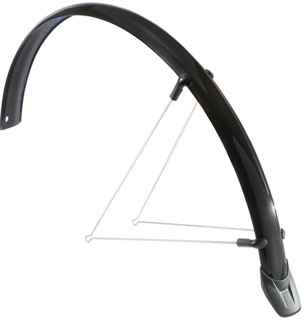 Spatbordset Eurofender Rapido 28" x 46 mm - zwart