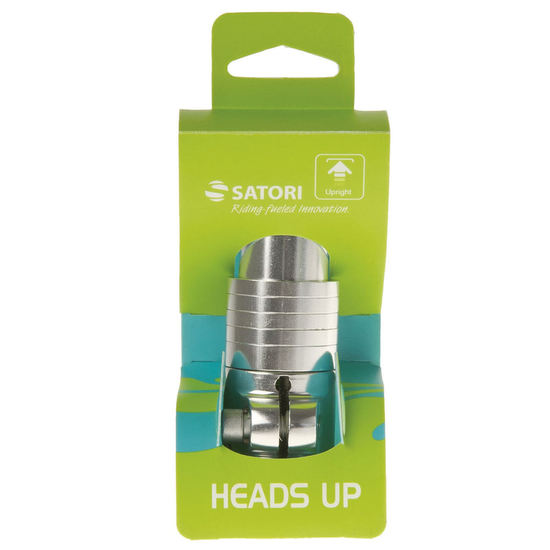 Stuurpenverlenger Satori 1-1/8" - zilver