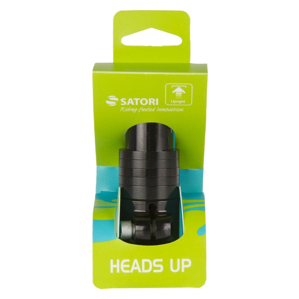 Stuurpenverlenger Satori 1-1/8" - zwart