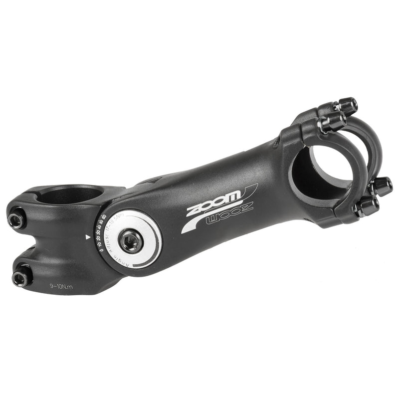 A-head stuurpen Zoom verstelbaar 28,6 / 110 mm / 31,8 mm - zwart