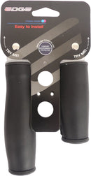 Handvatset Edge City Leer - 135/92mm - zwart