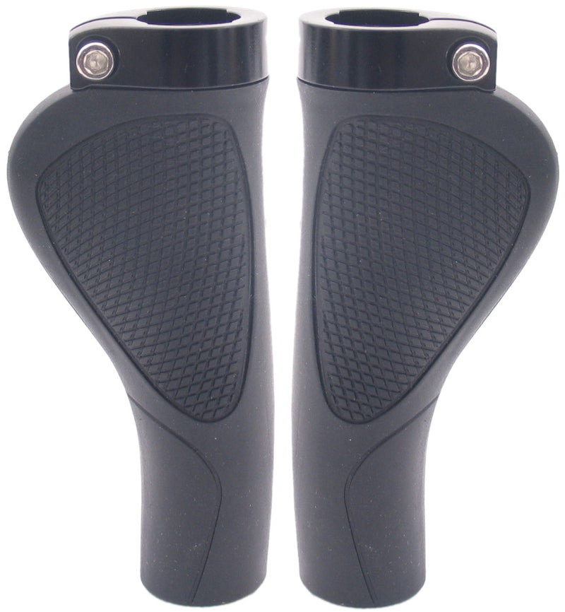 Handvatset Edge ErgoCity Plus met lockring - 136/136mm - zwart