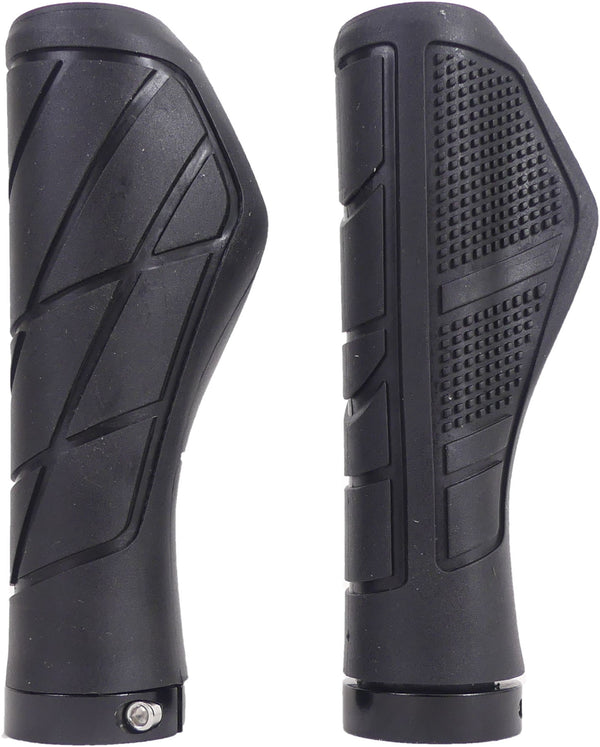 Handvatset Edge Urban - 135/135mm - met lockring - zwart
