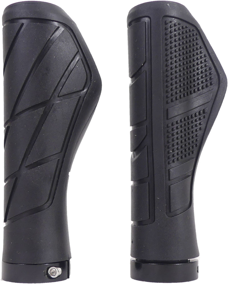 Handvatset Edge Urban - 135/135mm - met lockring - zwart