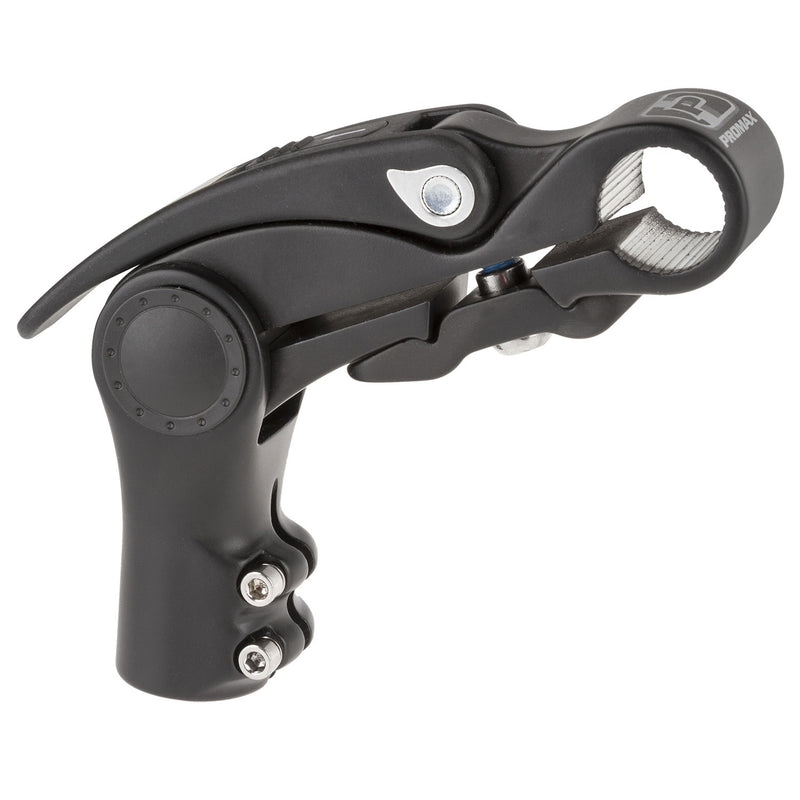 Stuurpen Promax verstelbaar met hevel 25,4 / 110 / 28,6 mm - mat zwart