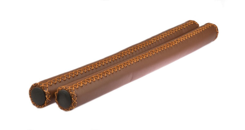 Handvatset stuurgreep Velo Velo 400mm/ ø20mm - bruin leer