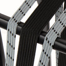 Triobinder Widek Eye 24/12mm met zwarte stalen platen - steengrijs/zwart