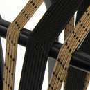 Triobinder Widek Eye 24/12mm met zwarte stalen platen - chinin/zwart