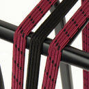 Triobinder Widek Eye 12/12mm met zwarte stalen platen - bordeaux/zwart