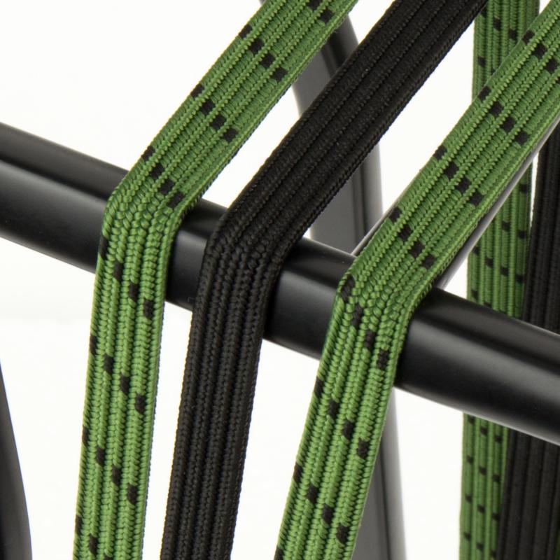 Triobinder Widek Eye 12/12mm met zwarte stalen platen - olijfgroen/zwart