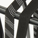 SUV veiligheidsbinder Widek 24mm met zwarte stalen haak - zilver/zwart