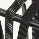 SUV veiligheidsbinder Widek 24mm met zwarte stalen haak - steengrijs/zwart