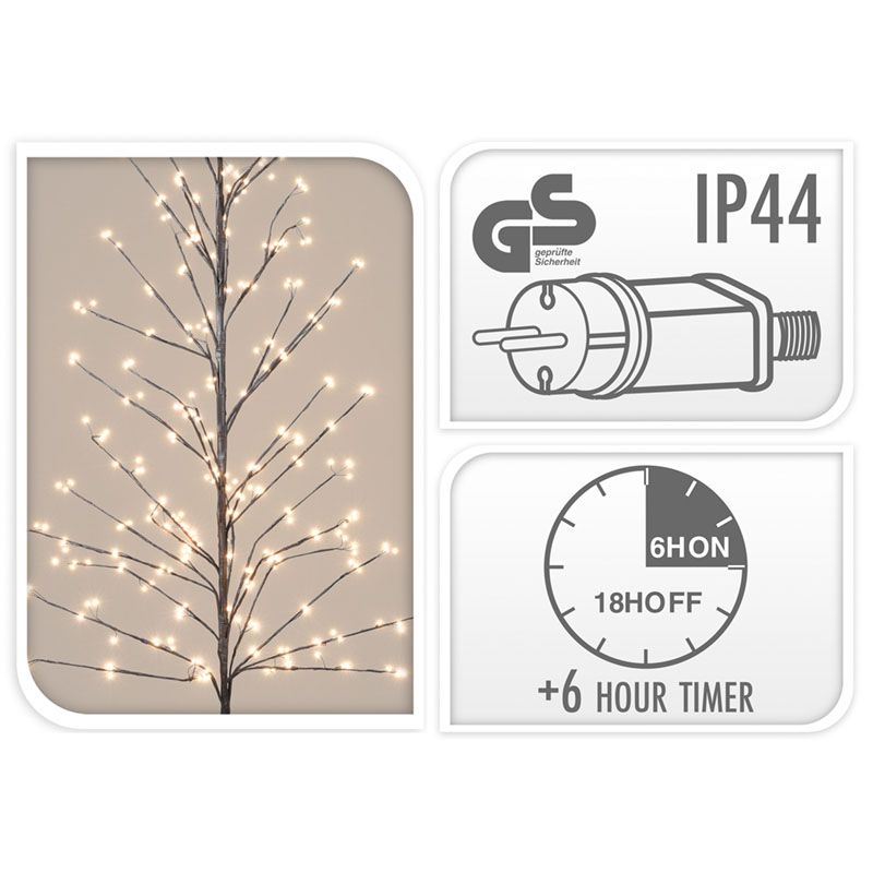 Lichtboom 180cm - 480LED - met timer