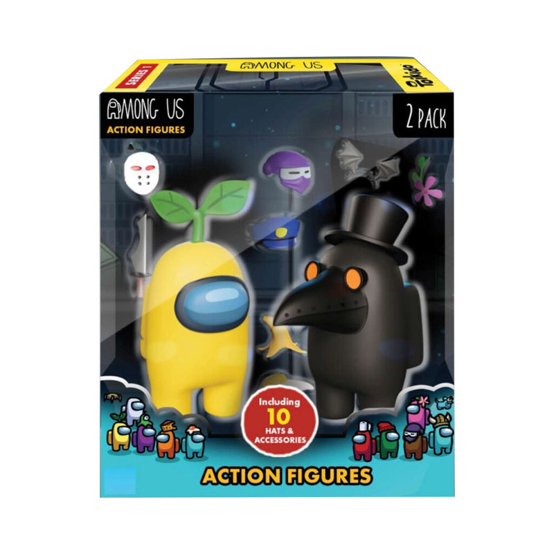 Among Us Action Figuren + Accessoires 2 Stuks